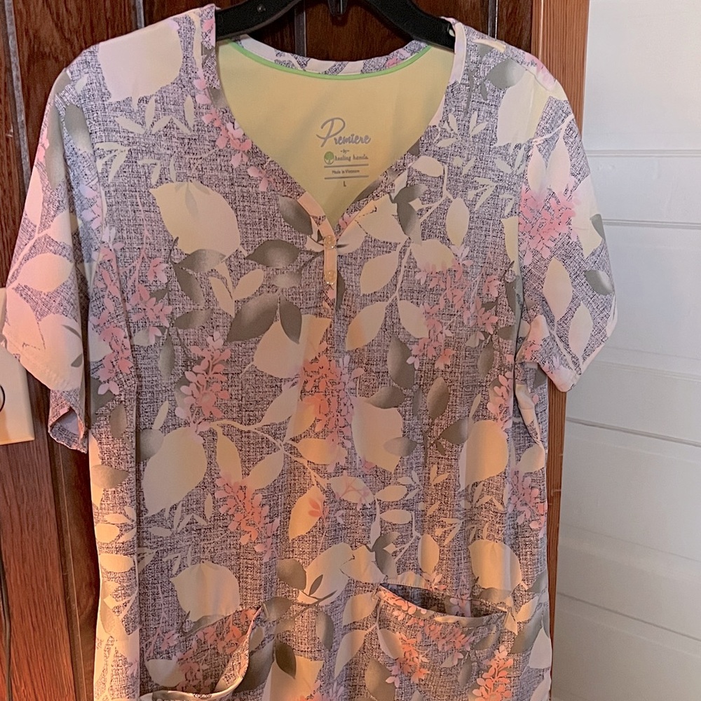 Healing Hands scrub top